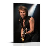 YUYUMEGDE Bon Jovi Singer Art Póster Pintura Decorativa Lienzo Arte Mural Salón Póster Dormitorio Pintura, Arte de Pared Impresión de Imagen Moderna Decoración de Habitación Familiar 40 x 60 cm