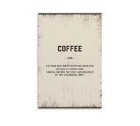 YUYUMEGDE Coffee Quotes Póster Pintura Decorativa Lienzo Arte de Pared Salón Póster Dormitorio Pintura, Arte de Pared Impresión de Imagen Moderna Decoración de Habitación Familiar 08 x 12 Pulgadas (20