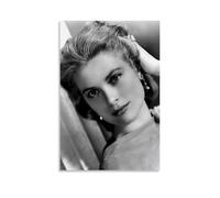 YUYUMEGDE Grace Kelly Star Póster Pintura Decorativa Lienzo Arte de Pared Salón Póster Dormitorio Pintura, Arte de Pared Impresión de Imagen Moderna Decoración de Habitación Familiar 20 x 30 Pulgadas