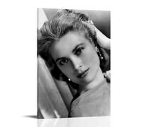 YUYUMEGDE Grace Kelly Star Póster Pintura Decorativa Lienzo Arte de Pared Salón Póster Dormitorio Pintura, Arte de Pared Impresión de Imagen Moderna Decoración de Habitación Familiar 08 x 12 Pulgadas