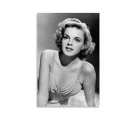 YUYUMEGDE Judy Garland Póster Pintura Decorativa Lienzo Arte de Pared Salón Póster Dormitorio Pintura, Arte de Pared Impresión de Imagen Moderna Decoración de Habitación Familiar 24 x 36 Pulgadas (60