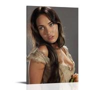 YUYUMEGDE Megan Fox Película Estrella Póster Pintura Decorativa Lienzo Arte de Pared Salón Póster Dormitorio Pintura, Arte de Pared Impresión de Imagen Moderna Decoración de Habitación Familiar 24 x
