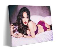 YUYUMEGDE Megan Fox Póster Pintura Decorativa Lienzo Arte de Pared Salón Póster Dormitorio Pintura, Arte de Pared Impresión de Imagen Moderna Decoración de Habitación Familiar 40 x 60 cm (40 x 60 cm)