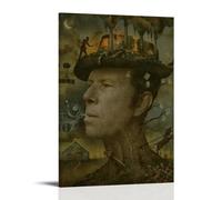 YUYUMEGDE Póster decorativo de Tom Waits para pared, lienzo e impresión artística moderna para decoración de dormitorio familiar, 60 x 90 cm