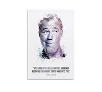 YUYUMEGDE Póster decorativo para pared de Jeremy Clarkson, presentador de televisión, póster de pared e imagen artística moderna para decoración de dormitorio familiar, 12 x 18 pulgadas (30 x 45 cm)