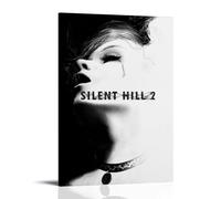 YUYUMEGDE Silent Hill 2 pósteres decorativos de lienzo para pared e impresión artística moderna para decoración de dormitorio familiar, 60 x 90 cm