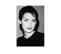 YUYUMEGDE Winona Ryder Póster Pintura Decorativa Lienzo Arte de Pared Salón Póster Dormitorio Pintura, Arte de Pared Impresión de Imagen Moderna Decoración de Habitación Familiar 20 x 30 Pulgadas (50