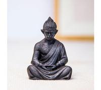 YUZDNM Estatua De Arte - Figura De Acción De Goku Wukong del Mito Negro, Escultura De Monje Budista De Viaje Al Oeste, Bastón De Sun Wukong, Escultura De Adornos De Mono(B H13.5CM)