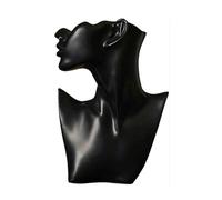 YUZDNM Estatua Decorativa Arte Escultura - Figura De Busto De Escultura Abstracta, Colección De Figuras De Escritorio, Accesorios, Regalos para Amantes/Oficina/hogar/exhibición De Joyas(Black)