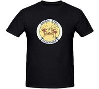 YuZhong Bright Eyes Cassadaga Summer T Shirts For Men Round Neck Black XL