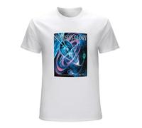 YuZhong Crimson Glory Transcendence American Heavy Metal Graphic Logo T-Shirt Men's White XL