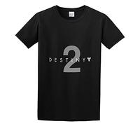 YuZhong Destiny 2 Logo Men T Shirt Men's Tops Tees Black XXL