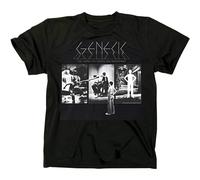 YuZhong Genesis Mens Lamb Lies Down On Broadway T Shirt Black M