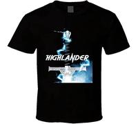 YuZhong Highlander Cult Fantasy Movie T Shirt Men's T-Shirt Black XL