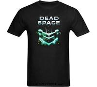 YuZhong Men T Shirt Dead Space Blue Light Logo Funny T-Shirt Novelty Tshirt Black L