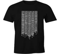 YuZhong Mens T-Shirt Slogan Funny I Am Always Surprised How Many Idiots Black 3XL