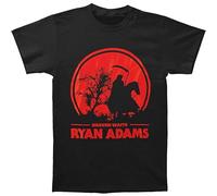 YuZhong Ryan Adams Men's Horseman Slim Fit T-Shirt Black S