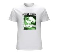 YuZhong Silent Hill 2 T Shirt Short Sleeve T-Shirt - T Shirt - Crewneck Men's White XL