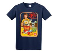 YuZhong The Joy of Cooking Men T Shirt Men's Tops Tees Navy XL