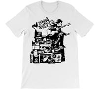 YuZhong Tom Waits Singer T-Shirt For Men White 3XL
