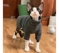 YuZiJiang Ropa para Gatos Ropa Gruesa para bebés Algodón Suave Ropa para Gatos sin Pelo Ropa para Gatitos