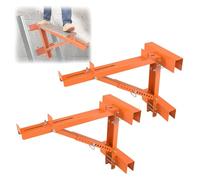 YUZINO 2 uds. tablas del andamio del gato de la escalera, soporte ajustable de la escalera hacia fuera fuerte carga 250lbs, abrazaderas de la escalera de acero portátil del trípode para la pintura