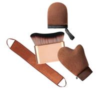 YUZNA 3 en 1 Set de Aplicador de Autobronceador - Guante para Bronceado, Brocha para Self Tan y Ayuda para Aplicar en la Espalda