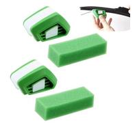 YUZNA Cortador de Escobillas Limpiaparabrisas, 2 Piezas Herramienta de Reparación y Extracción, Limpiador Universal para Todos los de Coche, Herramientas de Limpieza de Parabrisas de Coche