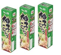 Yuzu japonés Kosho, Yuzu Citrus & Green Pepper Paste, condimento japonés, juego de 3 x 40 g