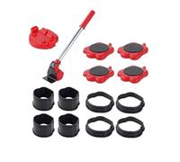 YVAAASIYC 14 unids/Set Elevador de Muebles Alta Resistencia y Conjunto mudanzas con Barra Rueda, Dispositivo móvil, Ayuda elevación, Herramienta Transporte for