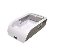 YVAAASIYC Caja de Arena automática for Gatos, Inodoro semicerrado for, Limpieza, Inteligente, antipellizco, Modo Espera ultralargo, fácil desodorizar y bacteriostático