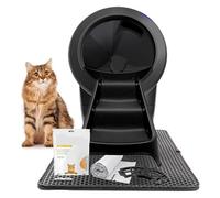 YVAAASIYC Caja de Arena for Gatos autolimpiante, Incluye Litter-Robot 4, 6 recambios OdorTrap, 50 Bolsas for cajones desechos, rampa, tapete y Caja
