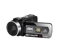 YVAAASIYC Cámara de vídeo 4K, videocámara Digital 48 MP con visión Nocturna, WiFi, for fotografía, Zoom 18x(Standard)