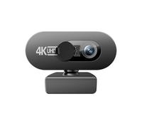 YVAAASIYC Cámara Web 4K Full HD 2K 1080P for PC, Nueva minicámara con micrófono, Enfoque automático USB, cámara de transmisión for computadora portátil(4k)