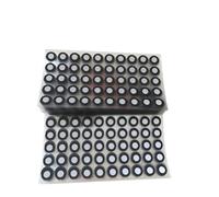 YVAAASIYC Fotogrametría 3D Escáner Marcado de posición magnético Punto Objetivo Reflectante Bola Etiqueta codificación(Inner 6mm Outer 10mm)