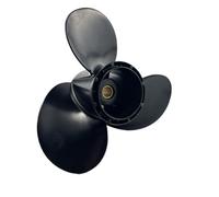 YVAAASIYC Hélice fueraborda for Barco de 20 HP, 25, 30, 10 1/4 x 13, Tornillo aleación Aluminio, 3 Palas, estrías, Pieza Motor Marino