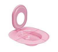 YVAAASIYC Kit de Entrenamiento for Gatos, Caja Arena for Inodoro, Entrenador, Asiento urinario Reutilizable, Orinal, higiene for for el Cuidado Mascotas, Entrena a tu Gato para(Pink)