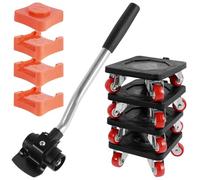 YVAAASIYC Kit de Herramientas manipulación Rodillos elevadores Muebles Alta Resistencia, Dispositivo Ahorro Trabajo 440/880LB, Deslizador elevación for Grandes(28A Single)