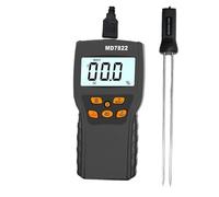 YVAAASIYC Medidor de Humedad de Grano Digital MD7822, sonda de Alta sensibilidad, comprobador de Humedad, higrómetro con Carga USB, Detector de Temperatura, Trigo, maíz y arroz