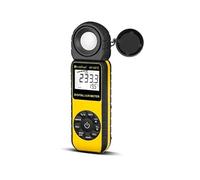 YVAAASIYC Medidor de lúmenes Luxómetro Calibrador de luz portátil con Detector Giratorio de 270°, Rango de medición de 0,1 a 300 000 Lux
