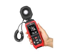 YVAAASIYC Medidor de luz Digital TA632A Mini luxómetro Iluminómetro de Mano Luminómetro Fotómetro Luxómetro Medidor de luz 0-200000 Lux