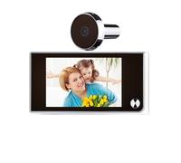 YVAAASIYC Timbre de 3,5 Pulgadas, Visor Mirilla, cámara Puerta Digital, LCD 120 °, 2 Millones píxeles HD, Timbre, Monitor for Exteriores