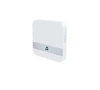 YVAAASIYC Timbre de Puerta inalámbrico Universal WiFi AC 110-220 Timbre Interior Inteligente for intercomunicador vídeo(White)