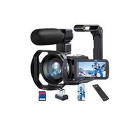 YVAAASIYC Videocámara Profesional con Sensor CMOS 4K UHD, Enfoque automático de Doble píxel, Zoom óptico 15x y Digital 600x for imágenes Video