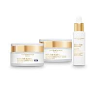 Yves Rocher ANTI-ÂGE GLOBAL Set Antiedad - Crema Día 50ml + Crema Noche 50ml + Sérum Supra Esencia 30ml - Achillea Dorada Patentada - Regenera, Reafirma y Alisa