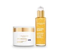 Yves Rocher ANTI-ÂGE GLOBAL Set Antiedad - Micro-Sérum Antiarrugas 30ml + Crema Regeneradora Suprema 75ml - Achillea Dorada Patentada - Corrige, Redensifica e Ilumina