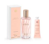 Yves Rocher Comme une Évidence Ritual Perfumado : Eau de Parfum 50 ml + Crema de Manos Hidratante | Fragancia Chipre Floral - Rosa Damascena, Bergamota y Pachulí