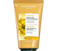 Yves Rocher Crème capillaire nourrissante à l'huile de cameline 150 ml | Crema sin aclarado con aceite de camelina bio, nutre 72 h, controla el frizz y protege el cabello del calor hasta 230 °C.