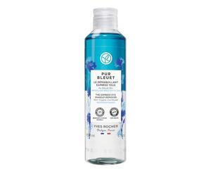 Yves Rocher Desmaquillante Exprés de Ojos y Labios PUR BLEUET - Fórmula Bifásica con Aciano Bio - Elimina Maquillaje Waterproof - Respeta PH de la piel - Sin Perfume - 200ml