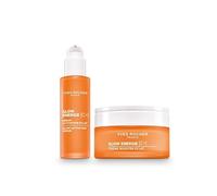 Yves Rocher Glow Énergie [C+] Set: Crema Glow Activadora 50ml y Sérum Activador de Luminosidad 30ml con Vitamina C y Capuchina - Hidratación y Brillo Natural Antiedad para Todo Tipo de Piel - Pack Duo
